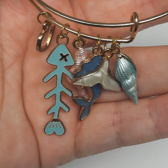 NEW Mermaid Sea / Ocean Life Charm Bracelet - Picture 4 of 4